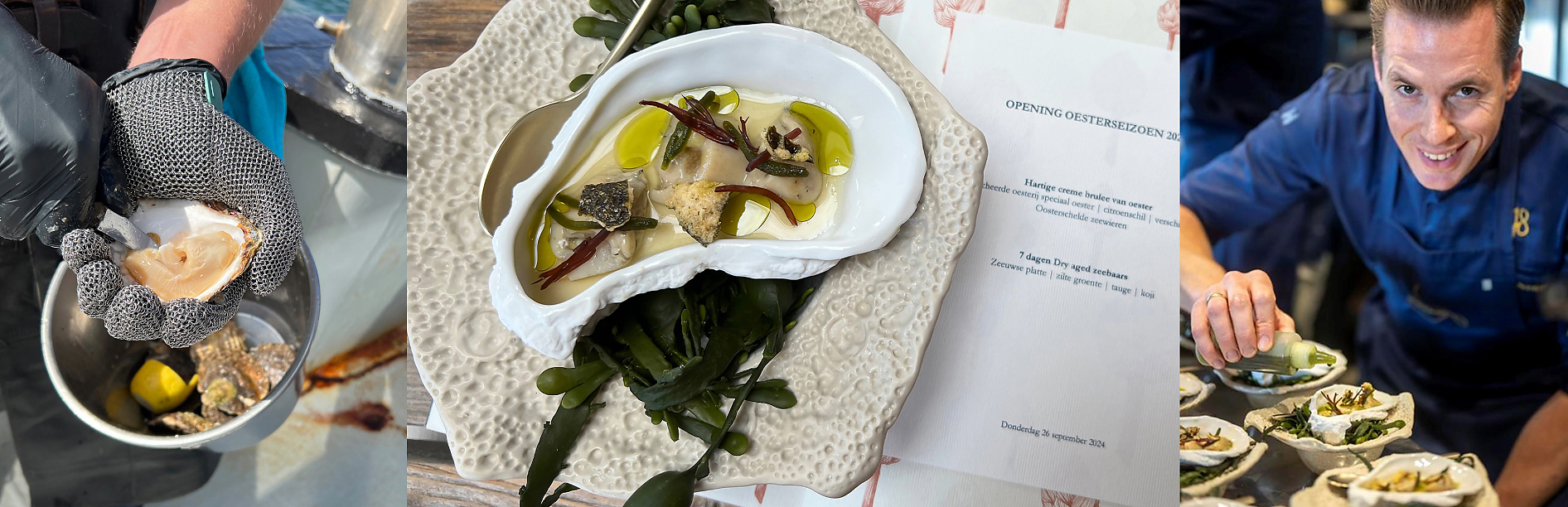 Nieuwe oogst, Zeeuwse oesters, oesters, eten, culinair, Zeeuwse oesters, Huitres, platte oesters, oesterrecept, Inter Scaldes, oesters eten, santmedia.nl, tekst Eric Govers, foto's Liesbeth Govers - van der Wal